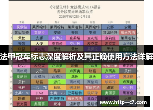 法甲冠军标志深度解析及其正确使用方法详解